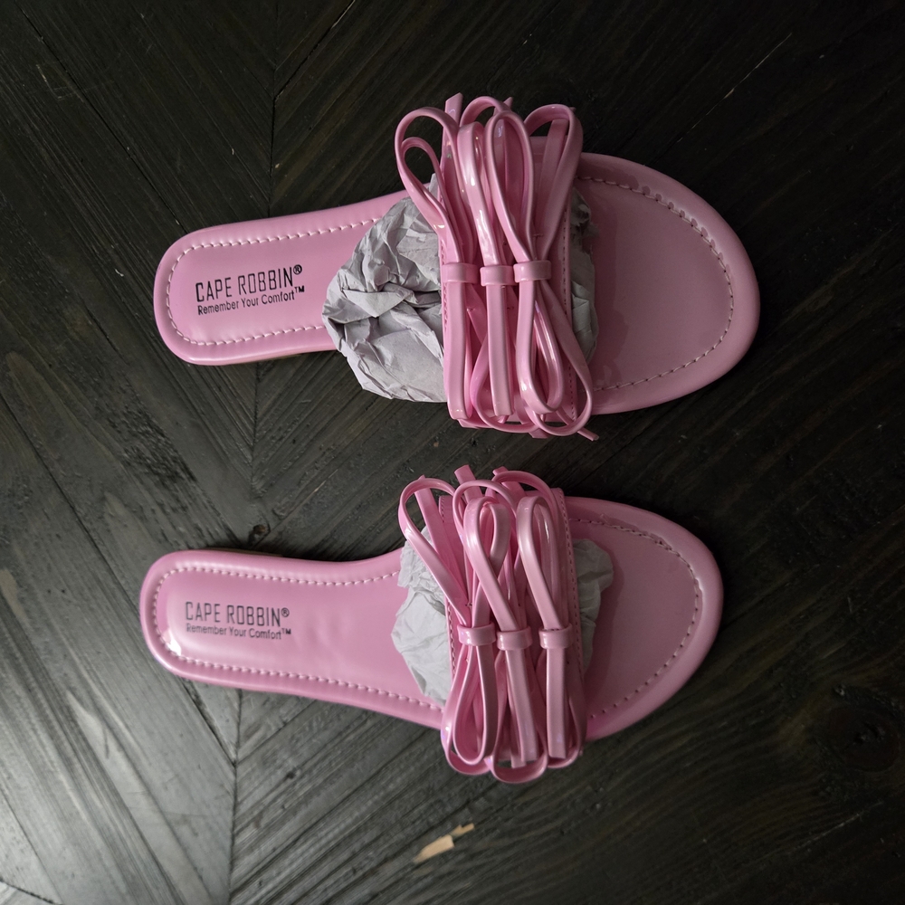 Cape Robbin Pink Slide Sandals